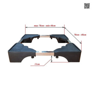 Kích thước thực tế chân kệ máy giặt đa năng CK-01